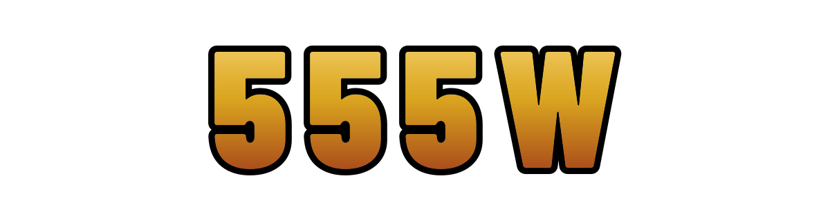 555w